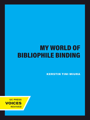 cover image of My World of Bibliophile Binding